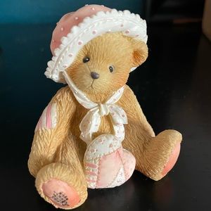 1993 Cherished Teddies Phoebe Be Mine February Bear Figurine